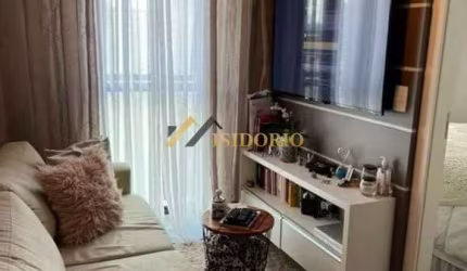 APARTAMENTO NO PORTÃO! SACADA, COZINHA MOBILIADA, ANDAR ALTO