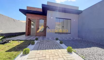 CASA NOVA FAZ. RIO GRANDE,3 QTOS,SUÍTE,CHURRASQ.,BEM LOCALIZADA