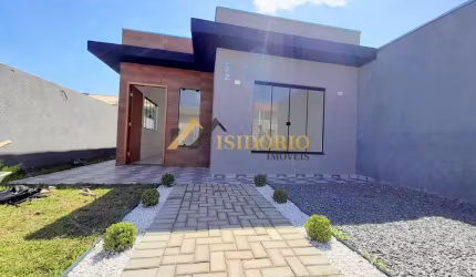 CASA NOVA FAZ. RIO GRANDE,3 QTOS,SUÍTE,CHURRASQ.,BEM LOCALIZADA