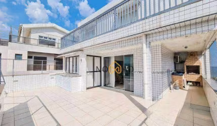 Cobertura com 3 dormitórios à venda, 202 m² por R$ 1.250.000 - Praia do Tombo - Guarujá/SP