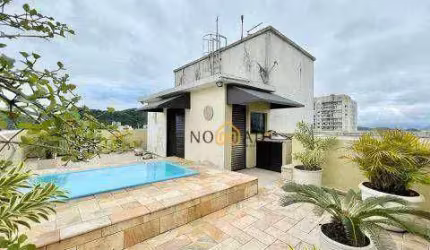 Cobertura com 3 dormitórios à venda, 130 m² por R$ 750.000 - Praia das Astúrias - Guarujá/SP
