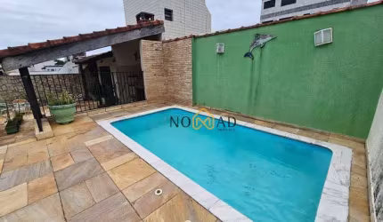 Cobertura com 3 dormitórios à venda, 220 m² por R$ 750.000,00 - Praia do Tombo - Guarujá/SP
