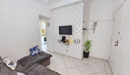 Apartamento com 2 dormitórios para alugar, 58 m² por R$ 2.500/mês - Vila Alzira - Guarujá/SP
