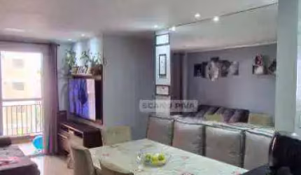 Apartamento com 3 dormitórios para alugar, 65 m² por R$ 2.500/mês - Vila Camilópolis - Santo André/SP