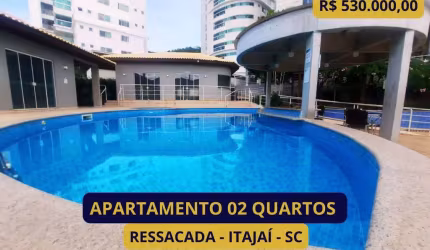 Apartamento para Venda em Itajaí, Ressacada, 2 dormitórios, 1 banheiro, 1 vaga