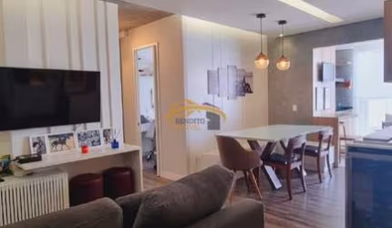 Apartamento para venda, Living Magic, com 3 dormitórios, sendo 1 suíte, varanda gourmet, 2 vagas de garagem, lazer completo.