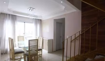 Apartamento duplex para venda, Vila Osasco, com 3 dormitórios, sendo 2 suítes, 3 vagas de garagem, lazer completo.