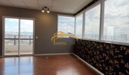 Sala comercial para venda ou locação, Jardins do Brasil, Osasco, Centro, com banheiro privativo, sacada, 1 vaga de garagem.