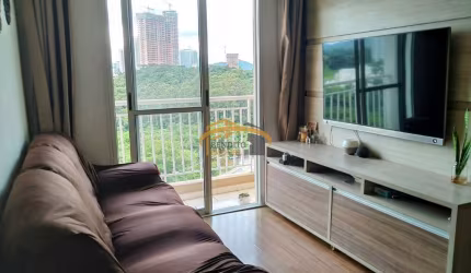 Apartamento Alphaview, 3 dorm., sendo 1 suíte, sacada, cozinha planejada, lazer completo.