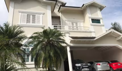 Sobrado em Condomínio para Locação em Barueri, Residencial Tamboré, 5 dormitórios, 5 suítes, 8 banheiros, 6 vagas
