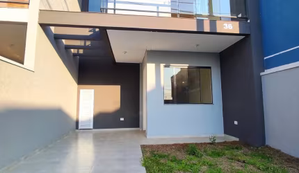 Casa em condomínio fechado com 3 quartos à venda na Rua Presidente João Goulart, 11111111, Tatuquara, Curitiba, 88 m2 por R$ 620.000