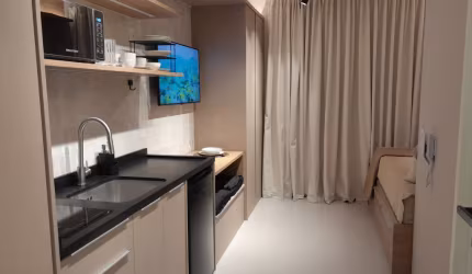 STUDIO MOBILIADO E EQUIPADO - MOEMA TOP