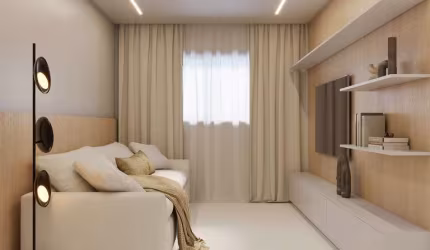 LINDOS E AMPLOS APARTAMENTOS COM 2 QUARTOS NO BANCARIOS