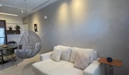 Moderno e aconchegante! Fica todo!Apartamento, 40 m2 mobiliado em Ponta Verde, Maceió/AL