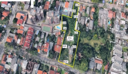 Terreno à venda na Rua Landel de Moura, 1595, Tristeza, Porto Alegre por R$ 1.611.000