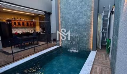 Condomínio Residencial Mantova Indaiatuba - Casa com 03 dormitórios e piscina - Condomínio Mantova -Indaiatuba/SP