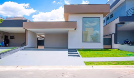 LINDA CASA TÉRREA À VENDA NO CONDOMÍNIO GRAN VILLE NA CIDADE DE ITUPEVA/SP