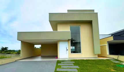 LINDA CASA TÉRREA À VENDA NO CONDOMÍNIO GRAN VILLE NA CIDADE DE ITUPEVA/SP