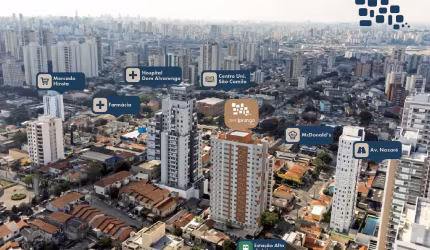 Apenas 400 mts do metrô alto do ipiranga, torre única com lazer completo