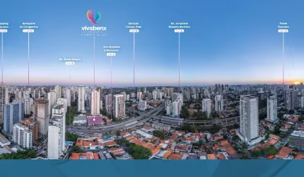 Excelente Localização, apenas 60 mts da estação do metrô campo belo !!!