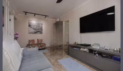 Apartamento de 84m2, 2 dormitórios, 1 suíte e 1 vaga.