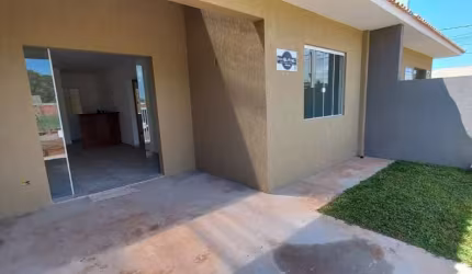 Casa nova pronta para morar, localizada a Rua Alexandre Correia, casa nº 02,  2 quartos, sala/copa,  cozinha integrada à copa,1 banheiro social, lav