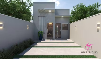 Casa com 2 dormitórios à venda, 62 m² por R$ 270.000,00 - Jardim Lívia - Leme/SP