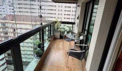 Apartamento com 3 dormitórios à venda, 108 m² por R$ 1.120.000,00 - Pompéia - Santos/SP