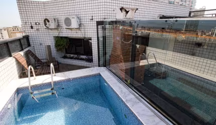 Cobertura com 4 dormitórios à venda, 250 m² por R$ 1.980.000,00 - Ponta da Praia - Santos/SP