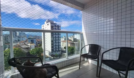 Apartamento com 2 dormitórios à venda, 75 m² por R$ 680.000,00 - Embaré - Santos/SP