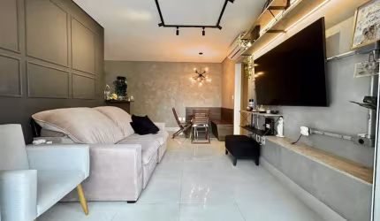 Apartamento com 2 dormitórios à venda, 86 m² por R$ 1.100.000,00 - Aparecida - Santos/SP