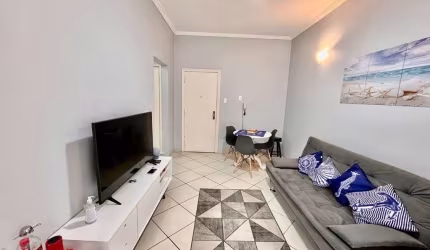 Apartamento com 1 dormitório à venda, 62 m² por R$ 375.000,00 - Boqueirão - Santos/SP