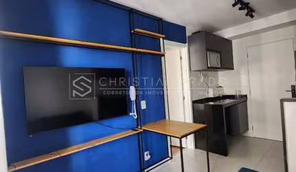 Apartamento Studio Alugar em Sto Amaro com 30m², 1 quarto e sem vaga