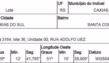 Oportunidade Única em CAXIAS DO SUL - RS | Tipo: Terreno | Negociação: Venda Direta Online  | Situação: Imóvel