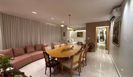 Apartamento Decorado e Mobiliado pela Arquiteta Mariela Romano no Setor Marista - 115m² Hall Privativo