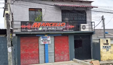 Ponto Comercial Térreo com Casa Parte Superior