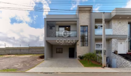 Casa em condomínio fechado com 3 quartos à venda na Rua Regina Stuzinski Ramos, 40, Costeira, São José dos Pinhais, 140 m2 por R$ 890.000
