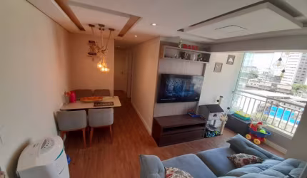 Apartamento todo planejado de 2 dormitórios com suíte,  vaga de garagem e lazer completo.