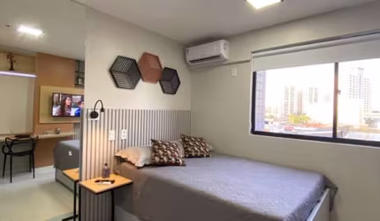 Flat à Venda em Ponta da Areia - 22m², 1 Quarto, R$250.000