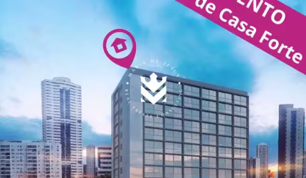 INVESTIMENTO NO CORAÇÃO DE CASA FORTE! Unidades com suíte ou ambiente único a partir de R$425.600,00
