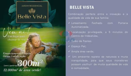Terreno em condomínio à venda, Jardim Residencial Belle Vista - Indaiatuba/SP