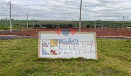 Terreno de 175m2 a venda no Residencial Sport Lírios dos Valle em Cardeal/SP