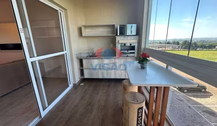 Apartamento mobiliado com 3 dormitórios