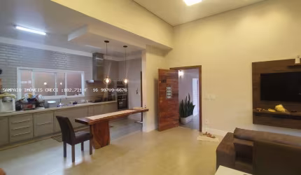 Casa para Venda em Jaboticabal, Residencial São Judas Tadeu, 3 dormitórios, 2 suítes, 3 banheiros, 2 vagas