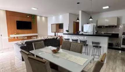 Casa para Venda em Jaboticabal, morada do campo, 3 dormitórios, 1 suíte, 2 banheiros, 2 vagas