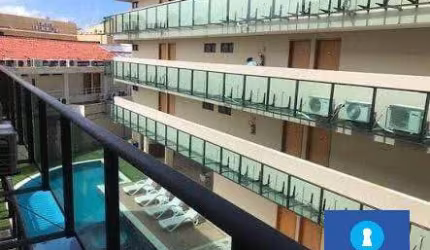Flat Porto de Galinhas Litoral Sul, 70 Metros da Praia, Mobiliado