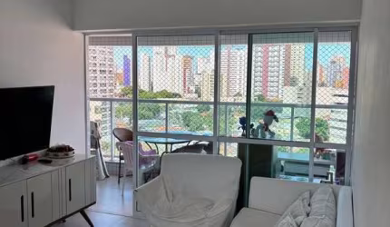 Apartamento nascente na Aldeota com 117m², 3 quartos, 2 vagas em andar alto