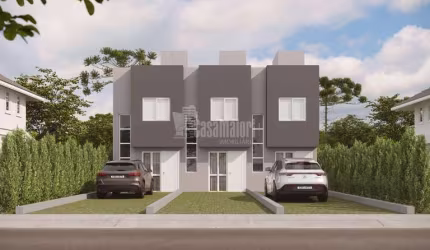 SOBRADO EM CONSTRUÇÃO NO BAIRRO SÃO ROQUE COM 2 DORMITÓRIOS E 2 VAGAS