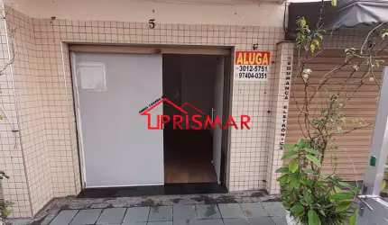 Alugo loja comercial no gonzaga, quadra da praia.