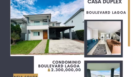 Casa Duplex no Boulevard Lagoa